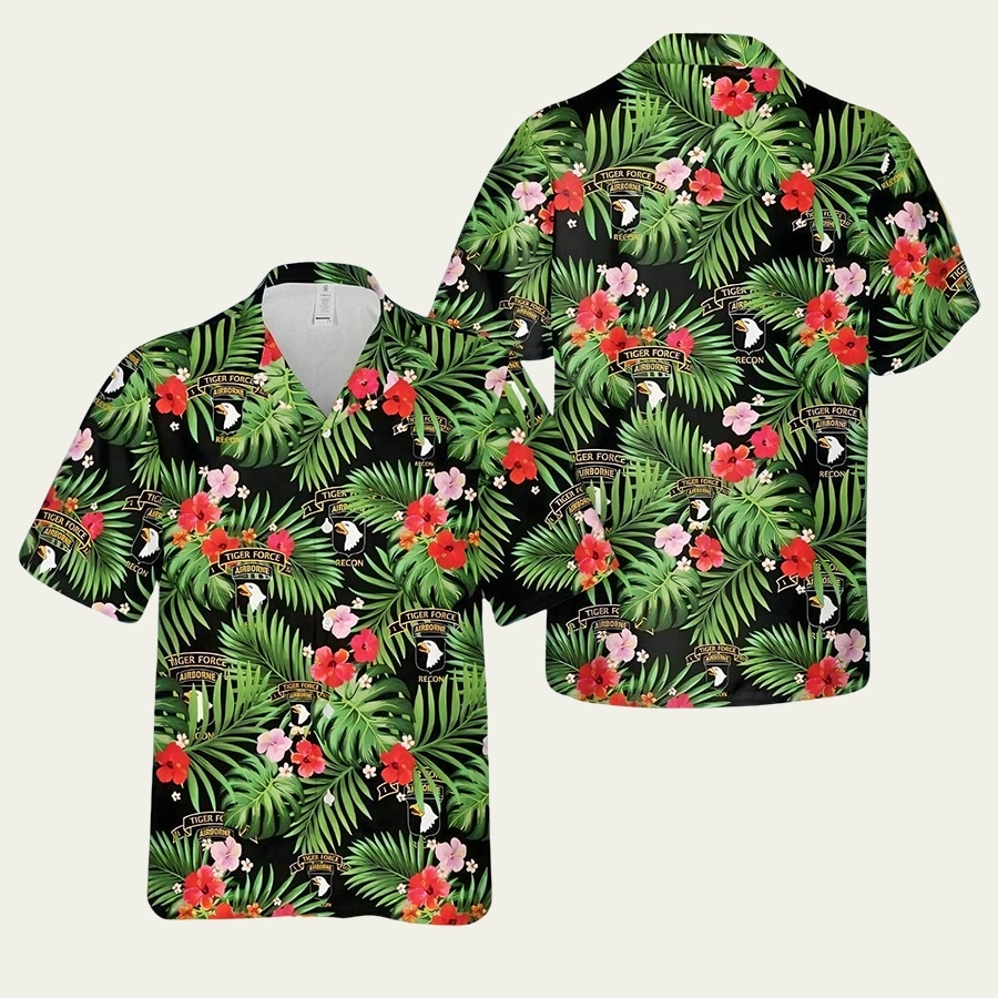1 327 Airborne Infantry Tiger Force Hawaiian Shirt – Unique Summer Vacation Style