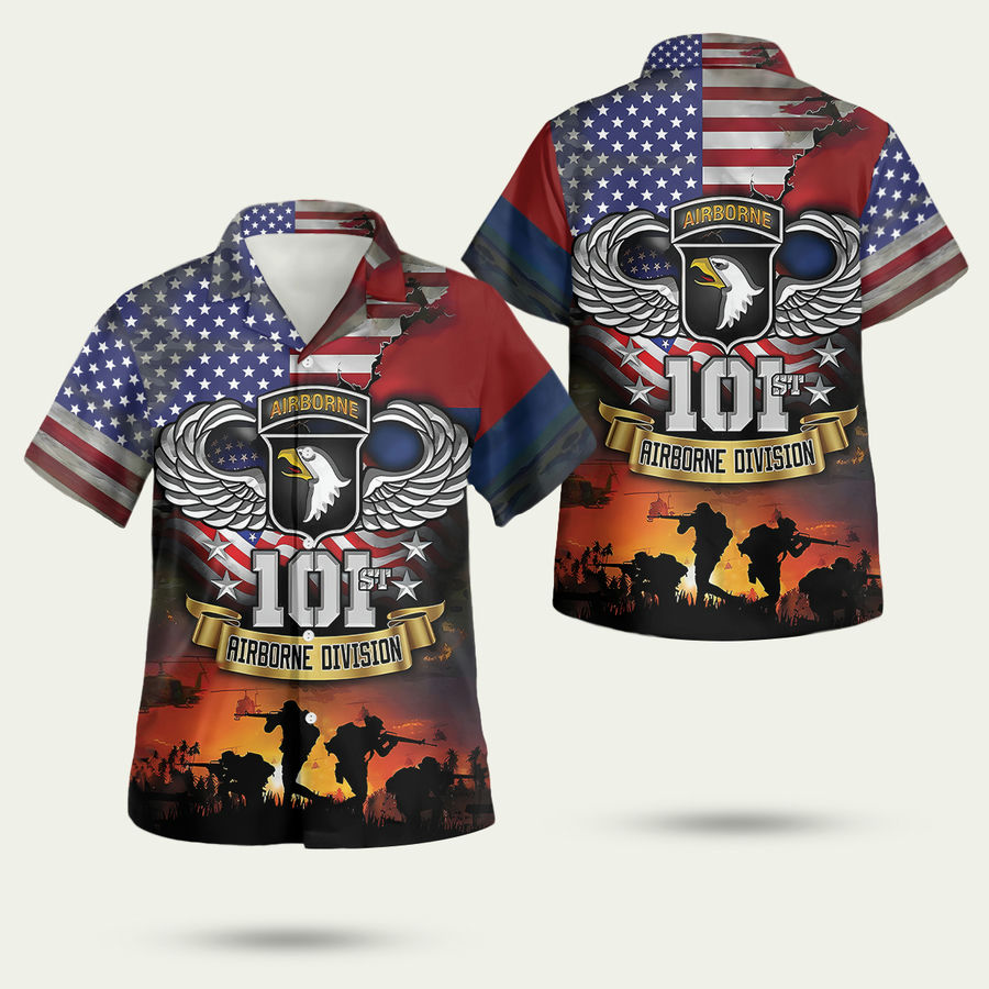 101St Airborne Division Hawaiian Shirt – Unique Summer Vacation Style