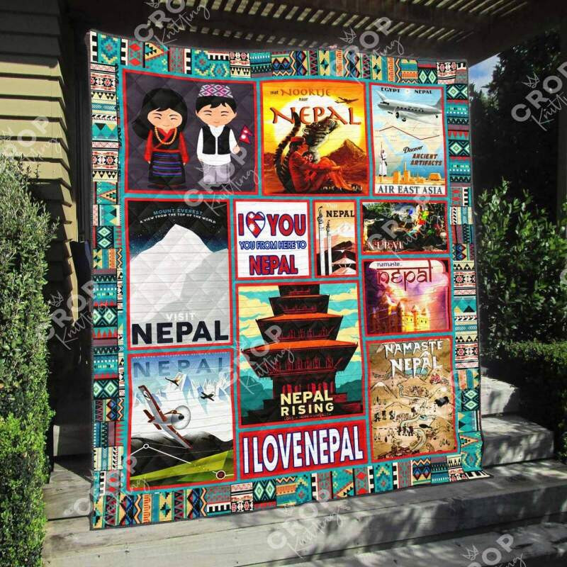 Nepal Quilt Blanket, Cozy Home Quilt